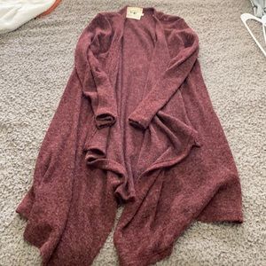 Burgundy sweater